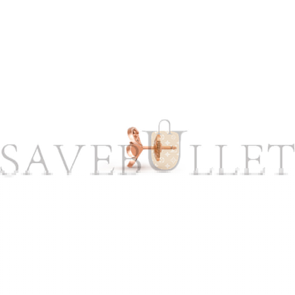 VAN CLEEF ARPELS FRIVOLE EARRINGS, MINI MODEL - ROSE GOLD, DIAMOND  VCARP7RJ00
